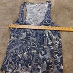 Joie  NWOT Size Small S Blue White Tank TOp Blouse Soft Flowy Summer Vacation Photo 7