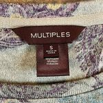 Multiples  Paisley Wrap Tunic 3/4 Sleeve Blouse Small Photo 6