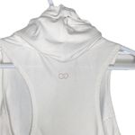 Calia by Carrie Underwood sleeveless cowlneck kangaroo pocket pullover size S White Photo 4