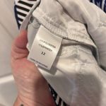 7th Avenue Design Studio Madie Pant Womens‎ 12 Blue Houndstooth Paper Bag NWT Photo 8