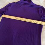 Lauren Ralph Lauren Purple Turtleneck Stretch Top sweater short sleeve viscose L Size L Photo 4