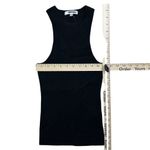 Madewell NWT Women's Black Signature Knit Cutaway Sweater Tank Top XXS Casual Photo 5