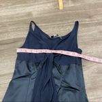 Moschino Silk Navy Blue Dress 6 Photo 4
