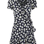 Realisation Par RÉALISATION PAR Valentina Silk Wrap Mini Dress, Daisy, XXS Photo 11