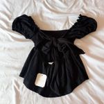 Altar'd State Altar’d State Carter Black Babydoll Top Size XXS Photo 1