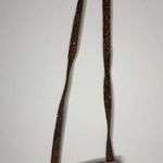 Homemade Earthtones Crossbody Bag Purse Pockets Inside and Out Zip Closure 7x6" Photo 3