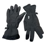 Free Country Black Winter Gloves with Logo Size M/L Faux Fur Warm Skiing Classic Photo 0