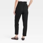 Grace Karin  - Women's Super-High Rise Tapered Ankle Pull-On Paperbag Pants Photo 1