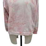Allfenix Aryah Sweatshirt Pullover Long Sleeve Tie Dye Print Cotton Pink Size XS Photo 3