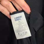 Lands' End High Neck Zip Front One Piece Swimsuit with Pockets - Size 22W Photo 4