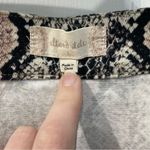 Altar'd State Altar’d State Pink Tan Snake Skin Print Zip Up Mini Skirt Women’s Size L Photo 3