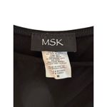 Vintage MSK Black Maxi Dress w/ Attached Beaded Cape Formal Size M Size M Photo 5