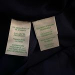 Lilly Pulitzer Martina Luxletic Knit Collared VNeck Sleeveless Ruffle Top navy M Photo 4