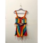 Alexis Rainbow Knit Set: Cielo Top & Kalile Mini Skirt Multi Women's Size Small Photo 2