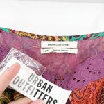 Urban Outfitters NWT  UO Womens Patchwork Boho Hanna Cecilia Tiered Mini Dress M Photo 7