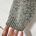 J.Crew Grey Lambs Wool Rhinestone Accent Sweater Womens M Preppy Coquette Crew Photo 1