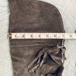 Grey suede over the knee tassel boots. Gray Size 7 Photo 4