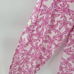 Talbots Womens Starfish Shirt Large Pink White Button Down Long Sleeve Beach Photo 11