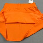 Forever 21 NWT Mini Skirt M Womens Orange A-Line Stretch Neon Stretch Waist Y2K Photo 5