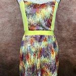 Pink Stitch Colorful Mini Dress Yellow/Multicolor size 6 Photo 0