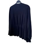 Inc international 🖤 I.N.C. Soft Knit Ruffle Trimmed Open Shrug Cardigan 3/4-Sleeve Deep Black, 2X Photo 8