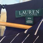 Ralph Lauren Lauren Navy And White Dress Size 18 Photo 5