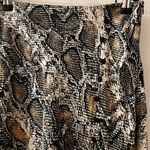 ZARA SNAKESKIN PRINTED MIDI SKIRT Photo 7