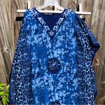 Metropolitan Batik caftan Blue OS Beach coverup Size undefined Photo 11