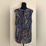 CAbi - Womens Stained‎ Glass Multicolor Sleeveless Blouse Style 3093 Size M Photo 4