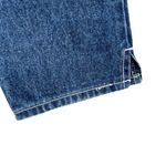 Vintage Seattle Blues Jeans Indigo Dye White Stitching High Waisted Size 3 Blue Photo 4