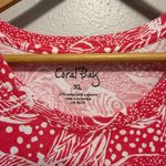 Coral Bay Pink Tropical Shirt Size XL Photo 1