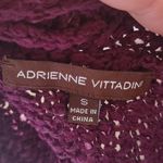 Adrienne Vittadini  Purple Boucle Sweater Vest Photo 3