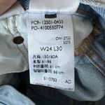 Levi's Levi’s 501 150th Anniversary Edition Womens 24 x 30Floral Patch Button Fly Jeans Photo 8