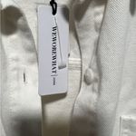Who What Wear We What Wear White Denim Boyfriend Shirt Rigid Denim, New with tags Photo 5