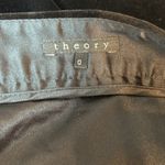Theory  Black Velvet Mini A Line Skirt Size 0 Photo 5