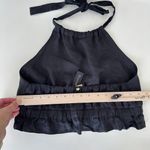 Touche Linen Set Small Black Co Ord Shorts Crop Top Resort Vacation Minimalist Photo 9