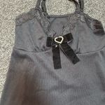 Romwe Black Embellished Sleeveless Tank Top Photo 1