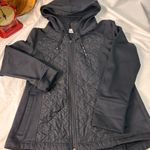 FILA ‎ Sport Women's Black Long Sleeve hooded active jacket Size Medium Photo 2