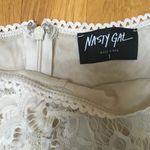 Nasty Gal Cream Lace Shorts size Small Photo 5