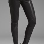 joe's jeans Coated Criss Cross Seam Skinny Jeans Photo 0