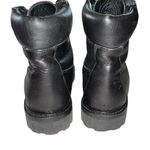 Vince Leather Ankle Combat Boots size 6 Black Photo 4