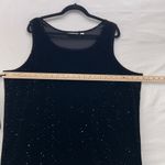 Susan Graver Velvet Blouse 2X Black Bling Evening Photo 7