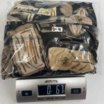 EUC Vintage Maggie Lawrence women’s black brown geometric‎ button down shirt S Photo 5