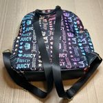 Juicy Couture  Backpack Multicolor Black with Crowns Hearts Stars  Pockets Y2K Photo 4
