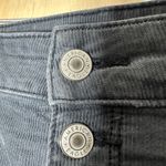 American Eagle Pants Womens High Rise Flare Stretch Corduroys Gray Blue Photo 5