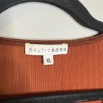 Baltic Born  Andi Dress in Ribbed Copper Velvet Striped Wrap Dress Photo 3