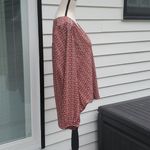 Max Studio Faux Wrap High-Low waist V-Neck Blouse Photo 2