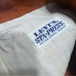 Levi's Vintage BIG E Levi’s Staprest Nuvo Cotton Poly Pants 1960s USA 29x29 brown Photo 4