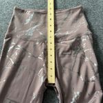 Beyond Yoga  Lost Your Marbles Legging in Mauve Pink & Silver Marble Medium EUC Photo 8