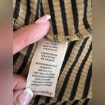 Soft Surroundings  Ryley Maxi Black and Tan Striped Dress Size S Photo 9